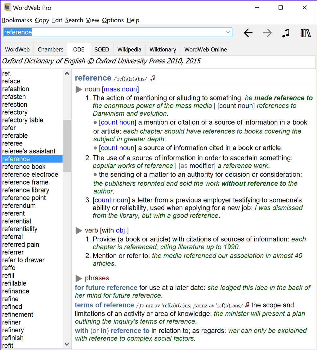 WordWeb Pro 10.34 download the new for apple