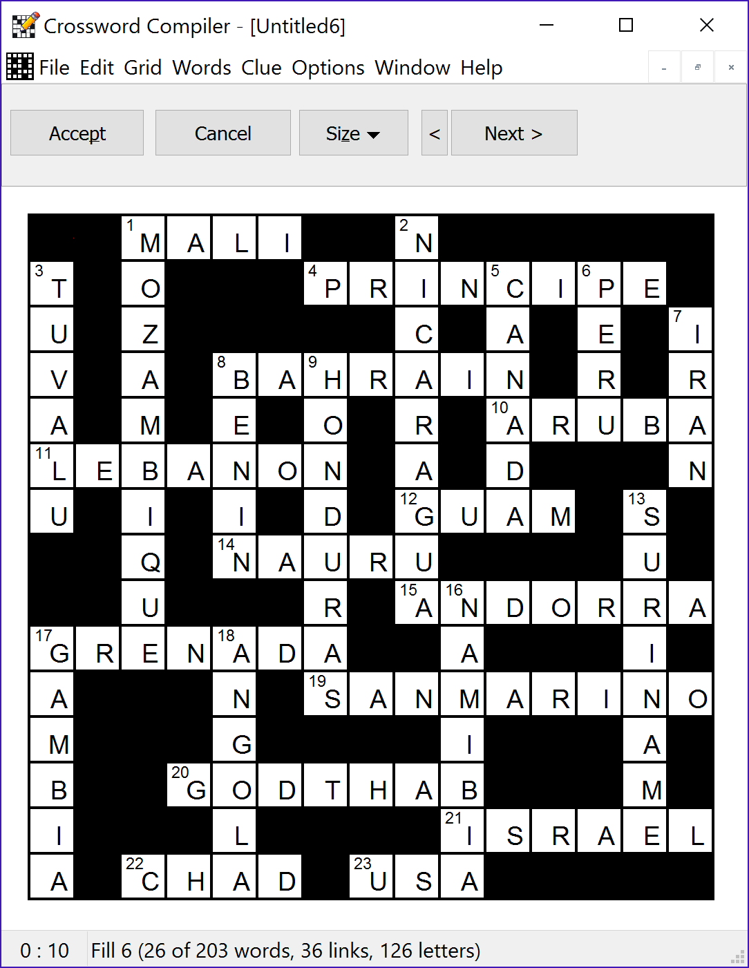 Crossword Compiler: Word search and vocabulary puzzles